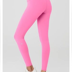 Alo Yoga 7/8 High-Waisted Airbrush Leggings Paradise Pink Size L
